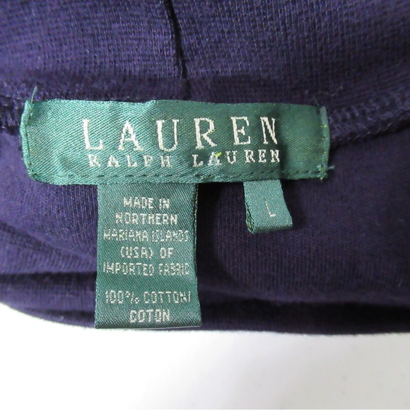 Lauren Ralph Lauren Purple Turtleneck Long Sleeve Top Size Large - Picture 7 of 11